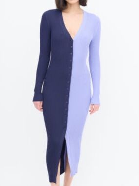 STAUD Shoko Sweater Midi Dress XL